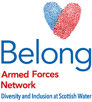 We Belong Logo Armed Forces