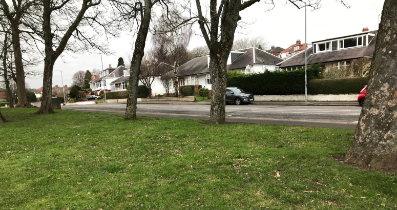 View of Braidholm Road Giffnock