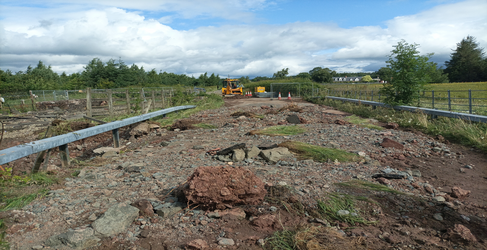 The bridge has been severely damaged Ballochruin Burst