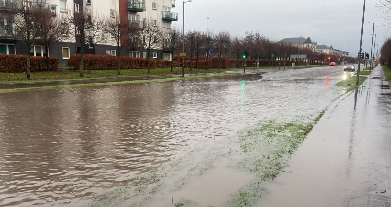 King's Inch Road Sewer Burst