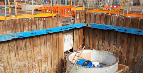 Glasgow Resilience Project New water main in Edmiston Drive