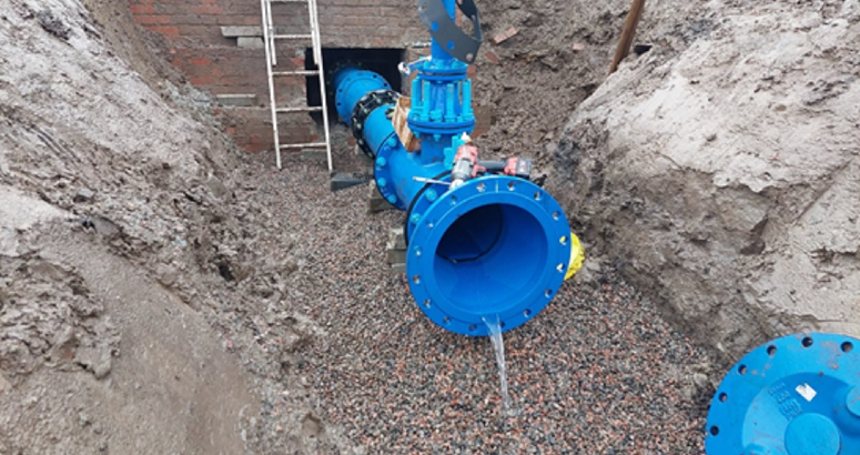 New water main in Oban