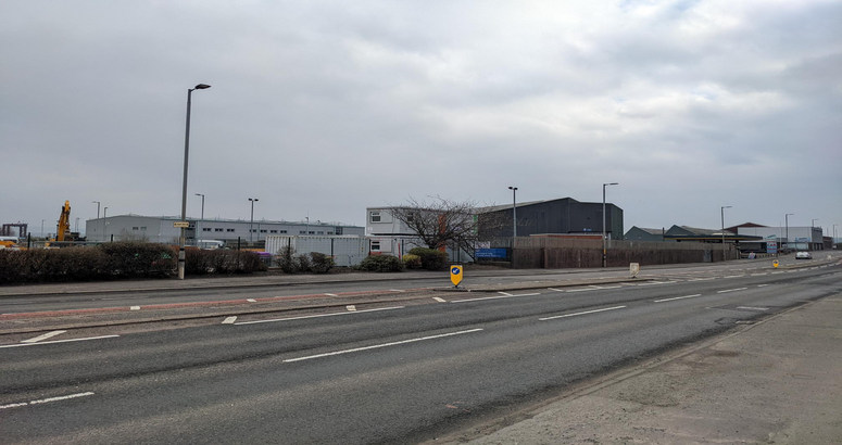Inverclyde Council's Pottery Street depot A8 Greenock Flood Alleviation Project