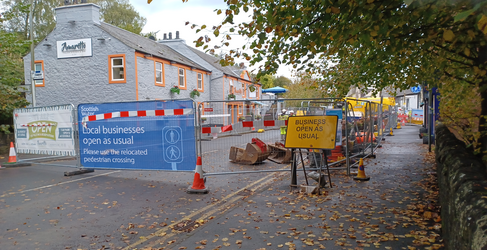 All businesses in Bridge of Weir are open Bridge of Weir Flood Alleviation
