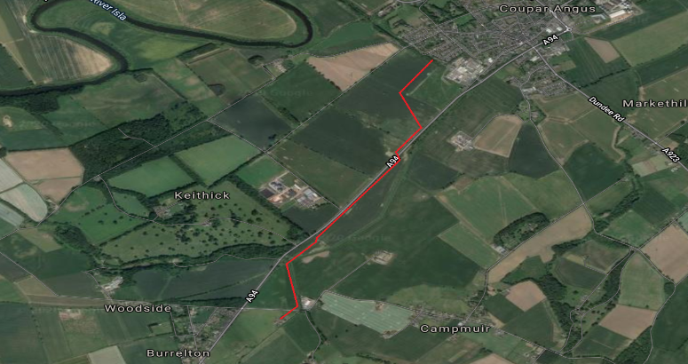 Burrelton Pipeline Route Burrelton Pipeline Route