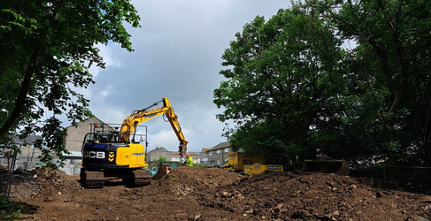 The project is aimed at alleviating sewer flooding during extreme weather David Dale Avenue