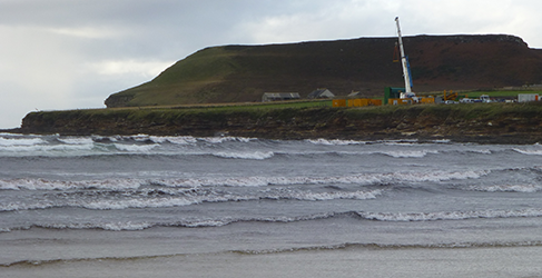 The site at Dunnet