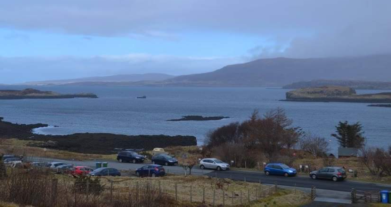 A view over the water towards Dunvegan