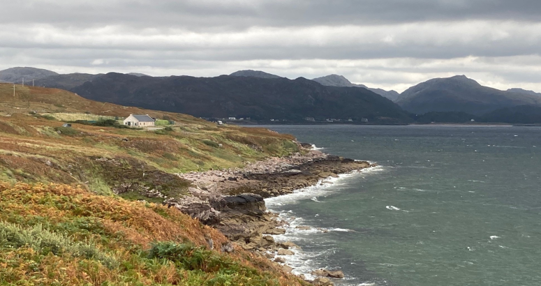 Gairloch Waste Water Treatment Works, viewed from the west