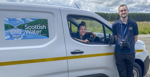 Gladhouse Reservoir in Midlothian welcomes two new 'reservoir rangers'  Gladhouse Reservoir in Midlothian welcomes two new 'reservoir rangers'
