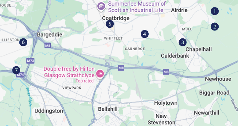 The work will be carried out across seven locations across Airdrie, Coatbridge, Bargeddie and Uddingston Monklands University Hospital Horizons Project