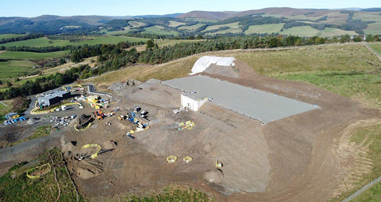 Clear Water Tank Construction Site