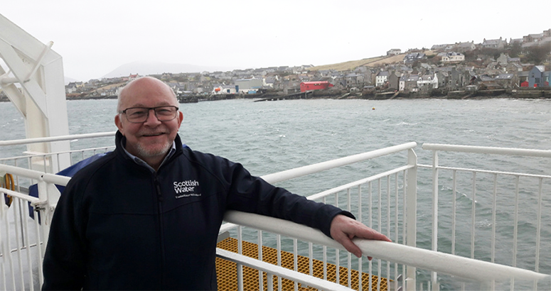 Steve Scott from Fife retired from Scottish Water, April 2018 Steve Scott from Fife retired from Scottish Water, April 2018
