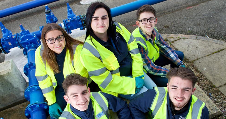 Scottish Water Apprentice Encourages Young People to Apply for Modern Apprenticeships Scottish Water Apprentice Encourages Young People to Apply for Modern Apprenticeships