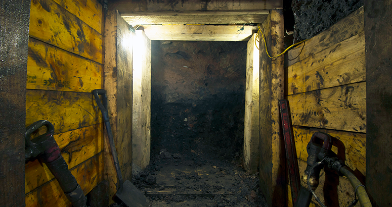 Hand Dig for Greenock Project Tunnel In With the Old and Out With the New on Greenock Flooding Project