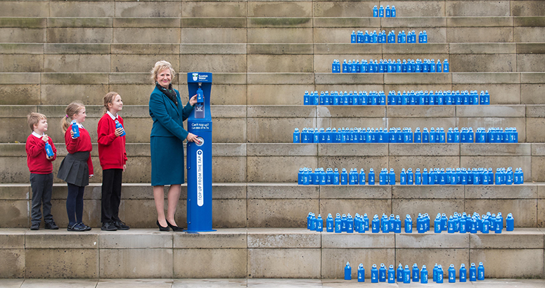 Water Drinkers in Scotland Tap in to Smart Top Up Points Water drinkers in Scotland tap in to smart top up points