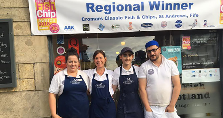 Cromars Chippy in St Andrews is FOGS champion Cromars Chippy in St Andrews is FOGS champion
