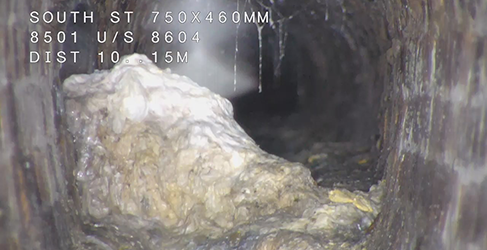 St Andrews fat in sewers