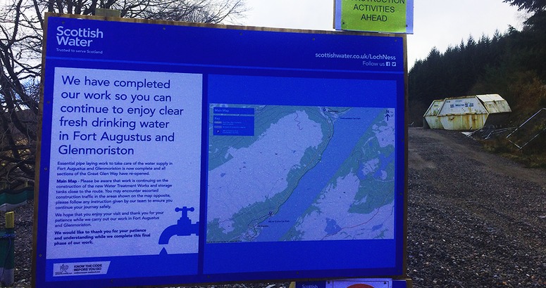 Great Glen Way Info Board