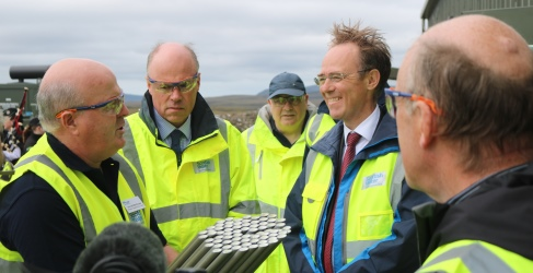 Senior Operator Donald MacDonald explains the role of membranes in the water treatment process.
