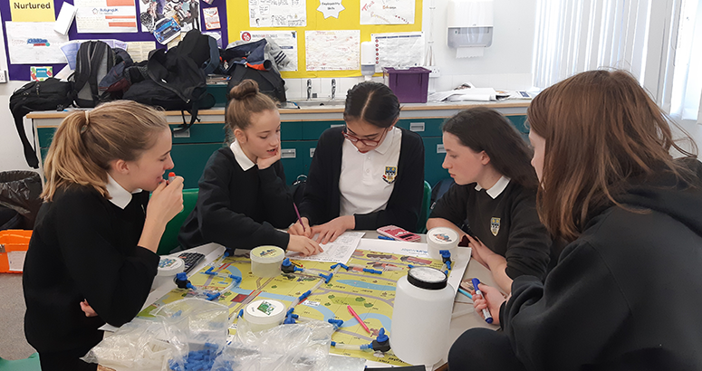 Currie High School pupils take on the Water Supply Challenge