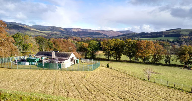 Peebles water treatment works