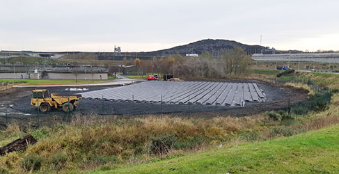 Solar Panels at Dunfermline WwTW