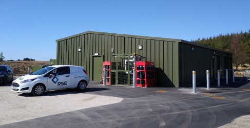 Lairg's new state of the art Water Treatment Works at Savalbeg