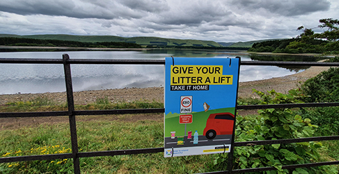 Anti Litter Plea with Forestry and Land Scotland