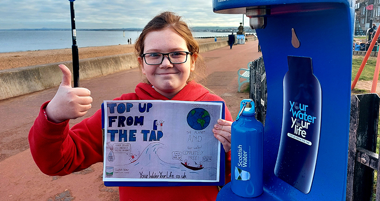 Winner of the poster competition, Mairi