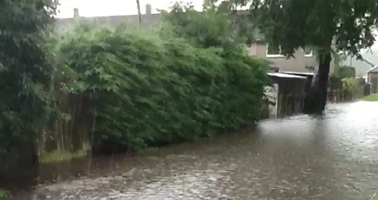 Flooding in Annan