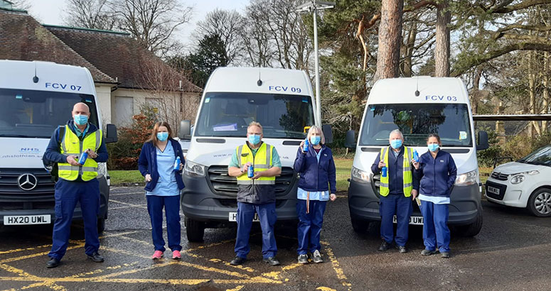 Keeping NHS Lothian Hydrated