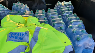 Scottish Water continues to work with response partners to provide welfare support for residents who are still without power or other essential services