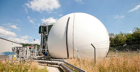 External view of Deerdykes Food Waste recycling centre