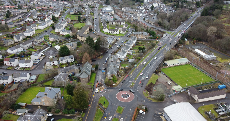 Works on Claredon Place, Dunblane
