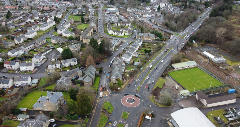 Works on Claredon Place, Dunblane 