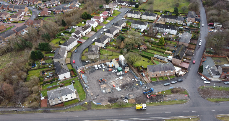 Site of main works, Crow Wood Road, Chryston