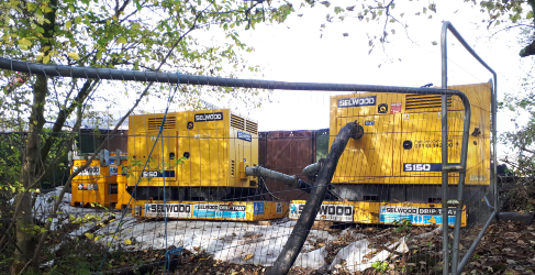 David Dale Flooding Project Temporary over-pumping flooding solution