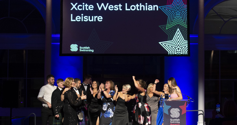 Scottish Swimming Awards. Pictured: winners West Lothian Leisure Centre.