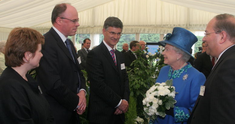 Queen Elizabeth II officially opened Katrine Water Project in July 2008