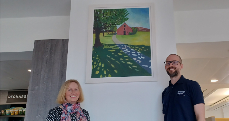 local artist painting displayed in FMH
