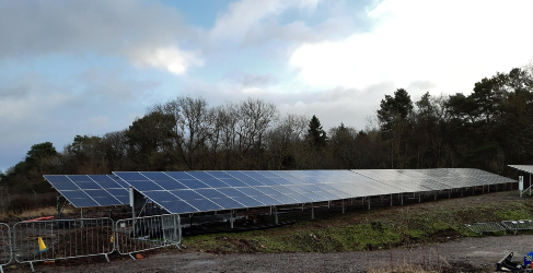 Skellyton PV Scheme 560 solar photovoltaic cells have been installed