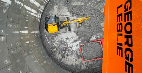 Braidholm Road Sewer Flooding Project Storm water storage tank nearly complete