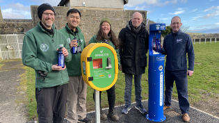 Milngavie Launch of Top Up Tap, Defibrillator and Ranger Service