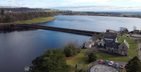 General view of Milngavie Reservoirs