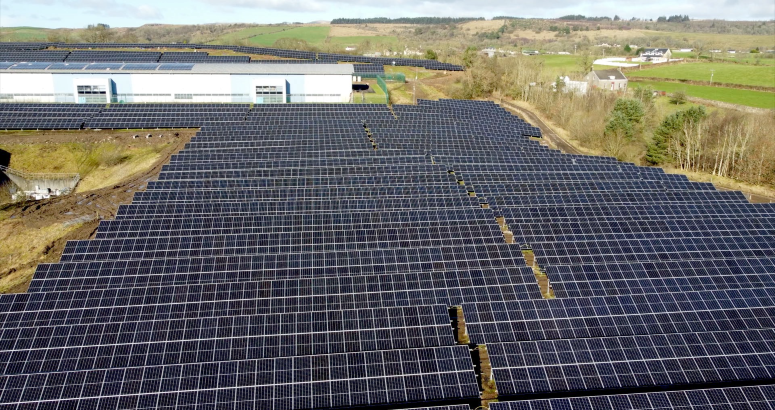 PV panels at Balmore