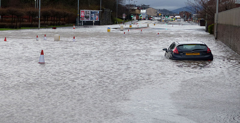 The A8 regularly floods during periods of extreme weather A8 Greenock Flood Alleviation Project