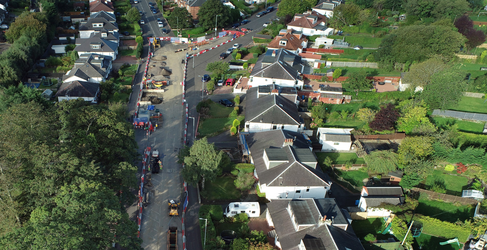 The project has taken a year to deliver Briadholm Road Flooding Project