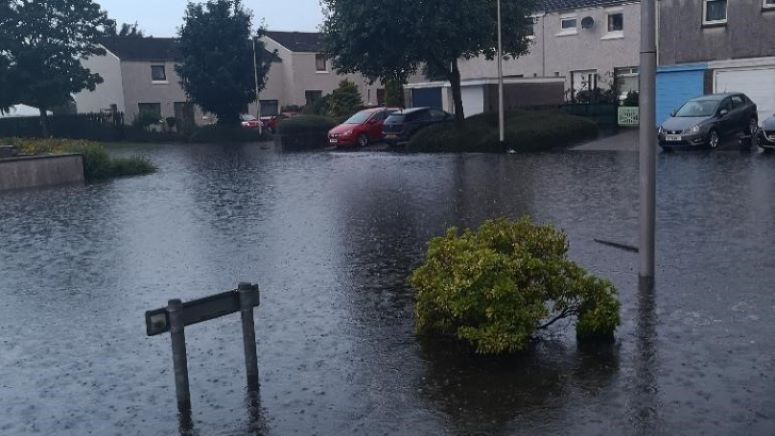 Image showing flooding at Aulton Way