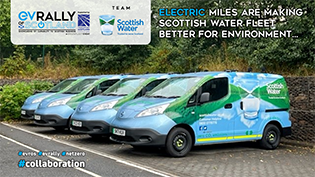 Scottish Water branded electric vehicles